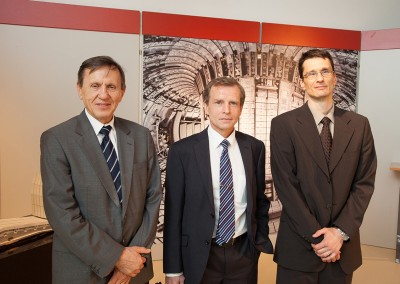 od leve: prof. dr. Milan Čerček, Simon Webster, dr. Boštjan Končar